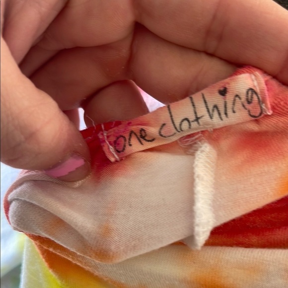 One Clothing tie dye Crop T-Shirt - Picture 6 of 6